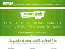 Tablet Screenshot of nature-frais.com